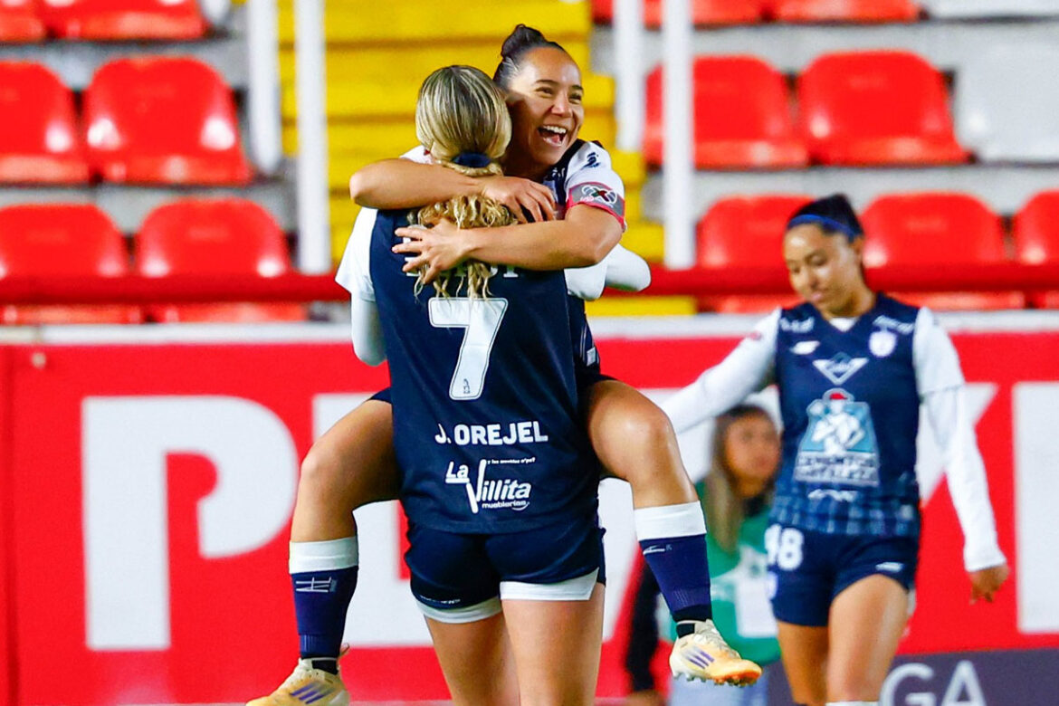 Pachuca golea en su visita al Necaxa